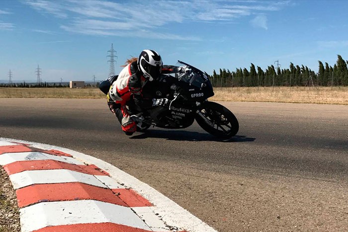 Motocicleta elèctrica de l'any passat de l’equip e-Powered Racing