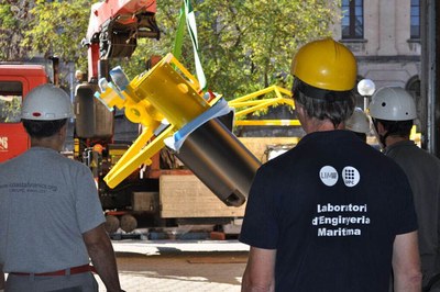 A buoy manufactured by EOLOS and design by UPC was installed off the Dutch coast