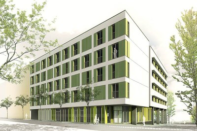 New university accommodation building in Terrassa