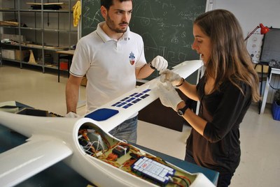 The first spanish solar plane developed by students