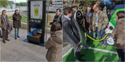 Two new charging stations on Campus Nord