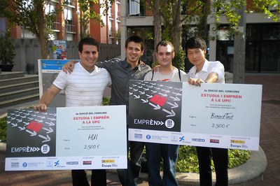 Entrega de premios EmprènUPC 2012